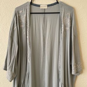 •NWOT• Embroidered Floral Cardigan